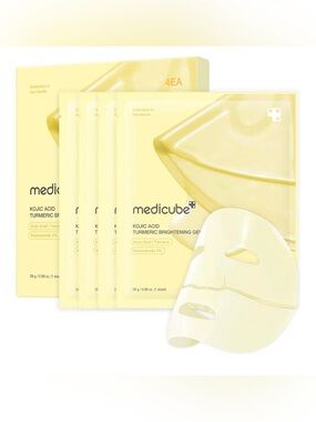 Medicube Kojic Acid Turmeric Brightening Gel Mask - 4 Masks
